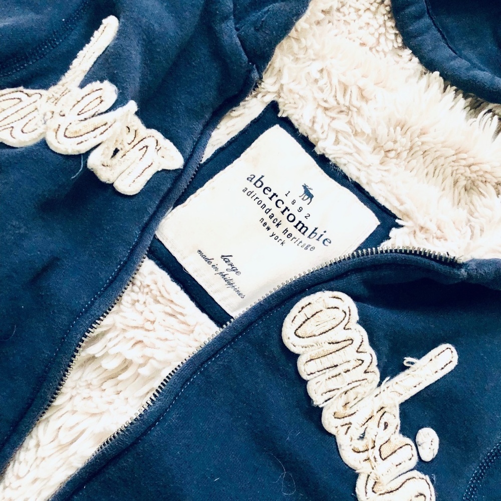 Large Abercrombie Kids Zip-Up Hoodie